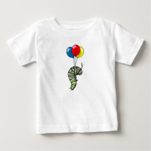 T-shirt Pour Bébé Balloon caterpillar