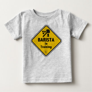 T-shirt Pour Bébé Barista en formation