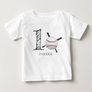 T-shirt Pour Bébé Baseball personnalisé