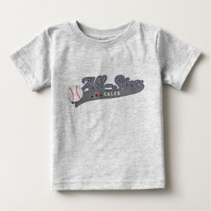 T-shirt Pour Bébé Baseball TOUT-ETOILE Sports Personnalisé sur mesur