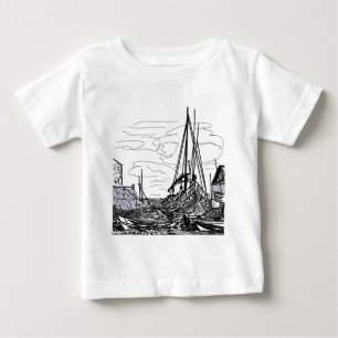 T-shirt Pour Bébé bateaux en mer