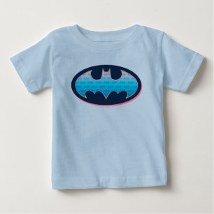 T-shirt Pour Bébé Batman Symbole rose et bleu