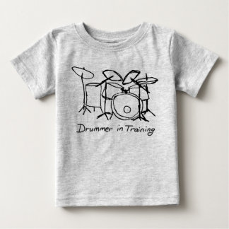 T-shirt Pour Bébé Batteur dans la formation