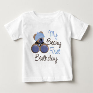 T-shirt Pour Bébé beary-first-anniversaire-boy.png