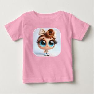 T-shirt Pour Bébé Beauté, Emoji, par Natasha Us