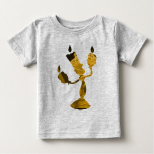 T-shirt Pour Bébé Beauté & La Bête Lumière Silhouette