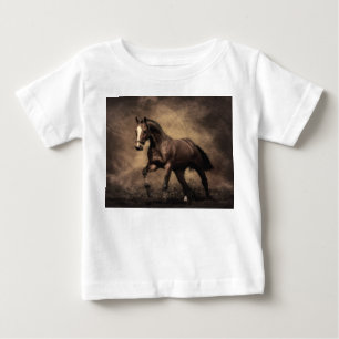 T-shirt Pour Bébé Beautiful horse throw pillow