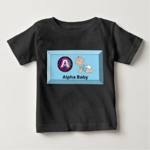 T-shirt Pour Bébé Bébé Alpha