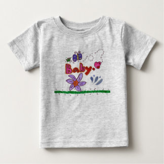 T-shirt Pour Bébé Bébé avec papillon