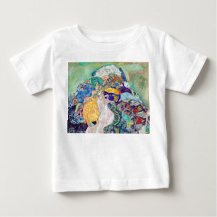 T-shirt Pour Bébé Bébé Berceau peinture par Gustav Klimt