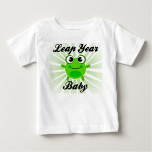 T-shirt Pour Bébé Bébé d'année bissextile, T-shirt mignon de béb