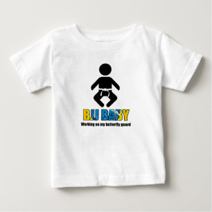 T-shirt Pour Bébé Bébé de BJJ "travaillant à ma garde" T de papil