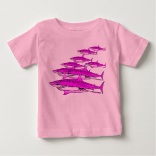 T-shirt Pour Bébé Bébé de brigade de requin