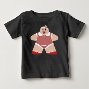 T-shirt Pour Bébé Bébé de dessin animé mignon avec tétine