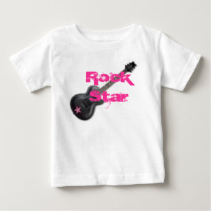 T-shirt Pour Bébé bébé de vedette du rock, vedette du rock