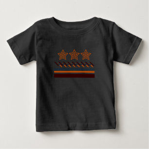 T-shirt Pour Bébé Bébé d'été trois étoiles - Grandes étoiles
