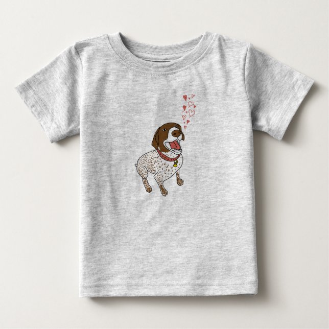 T-shirt Pour Bébé Bébé du coeur du SPG Romper (Devant)