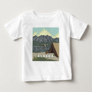 T-shirt Pour Bébé Bébé du peuple Bush de l'Alaska