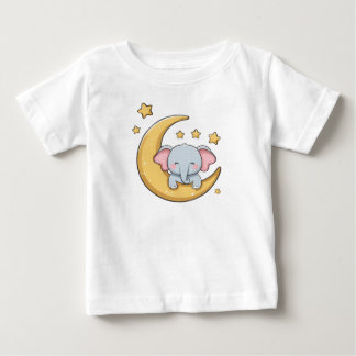 T-shirt Pour Bébé bébé éléphant heureux