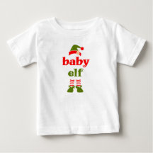 bébé elfe famille appariement Noël bébé T-shirt