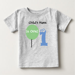 T-shirt Pour Bébé bébé est un 1, 1er premier anniversaire, t-shirt