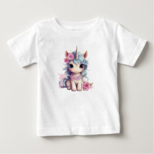 T-shirt Pour Bébé Bébé fée mignon Unicorn Imaginaire mousseux
