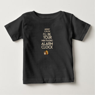 T-SHIRT POUR BÉBÉ BÉBÉ FUNNY ALARM TRADING HORLOGE