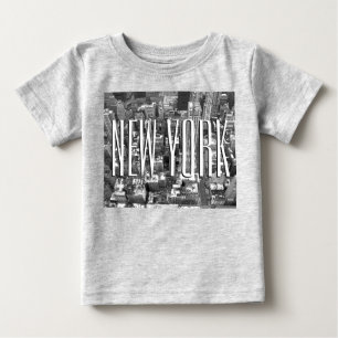 T-shirt Pour Bébé Bébé grimpeur de New York Bio Souvenir de New York