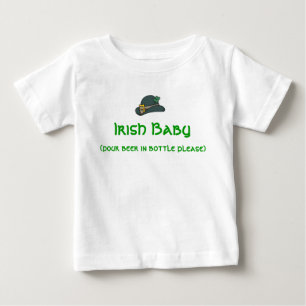 T-shirt Pour Bébé Bébé irlandais