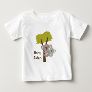 T-shirt Pour Bébé Bébé Koala Mignon et Maman pour Bébés