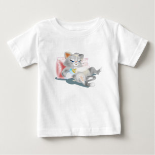T-shirt Pour Bébé Bébé mignon Kitty