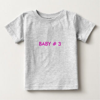T-SHIRT POUR BÉBÉ BÉBÉ N° 3
