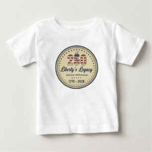 T-shirt Pour Bébé Bébé Patriote – Tenue Mignonne de Fierté Américain