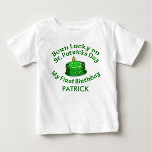 T-shirt Pour Bébé Bébé soutenu le jour de St Patricks