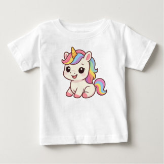 T-shirt Pour Bébé Bébé Unicorn