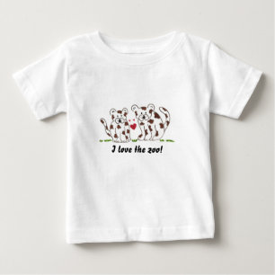 T-shirt Pour Bébé Bébés Léopards