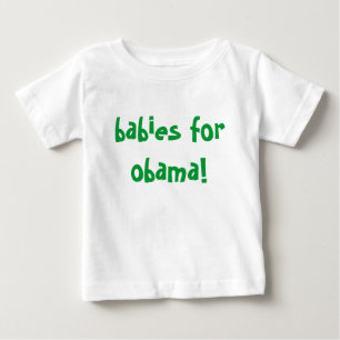 T-shirt Pour Bébé bébés pour obama !