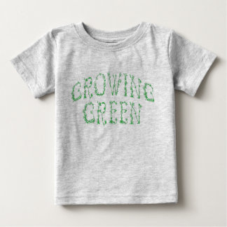 T-SHIRT POUR BÉBÉ BÉBÉS VERTS EN CROISSANCE