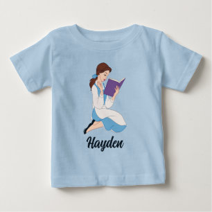 T-shirt Pour Bébé Belle dans un livre