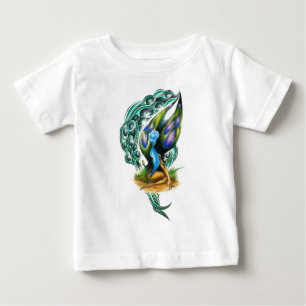 T-shirt Pour Bébé Belle Forêt Celtique Colorée Faery