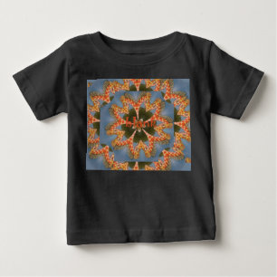 T-shirt Pour Bébé Belle Giraffe colorée extraordinaire africaine vie
