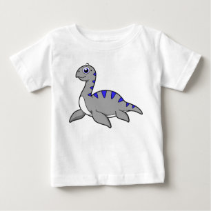 T-shirt Pour Bébé Belle Illustration D'Un Monstre Loch Ness.