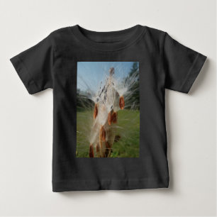 T-shirt Pour Bébé Belle Magie Milkweed : Une conception de vol Skywa