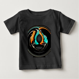 T-shirt Pour Bébé Belle perles Abstraites Imprimer