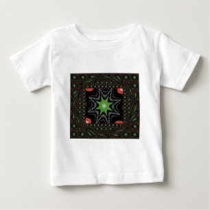T-shirt Pour Bébé Belle Whirling étoiles arrière - plan Imprimer vec