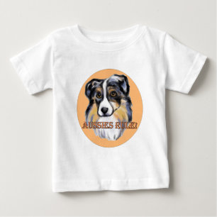T-SHIRT POUR BÉBÉ BERGER AUSTRALIEN
