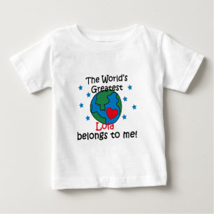 T-shirt Pour Bébé Best Lola Appartient à moi