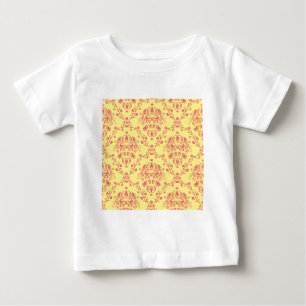 T-shirt Pour Bébé Beurre et canneberge Damas