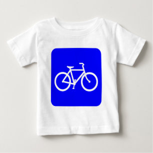 T-shirt Pour Bébé Bicyclette - Bleu