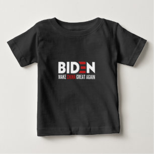 T-shirt Pour Bébé biden Faire de nouveau la Chine grande